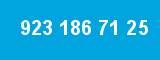 923 186 71 25 923 186 71 25